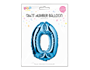 Blue Foil Number Balloon 65cm