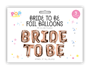 Bride To Be Foil Balloon