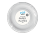 White Paper Plates 23cm 50pk PDQ