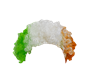 Irish Tricolour Afro Wig