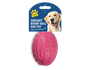 Rubber Squeaky Rugby Ball Dog Toy