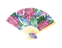 Decorative Hand Fan With PDQ