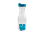 1L Plastic Carafe with Ice Cubes