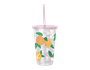 Summer Party Fruit Cup & Swirly Straw