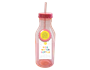 Kid's Water Bottle With Swirly Straw 550ml