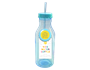 Kid's Water Bottle With Swirly Straw 550ml