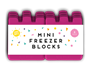 Summer Mini Freezer Blocks 8 Pack