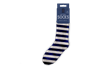 Mens Supersoft Printed Socks with Grippers