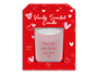 Valentine's Day Vanilla & Rose Scented Candles