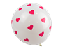 Heart Printed Balloons 10pk