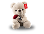 Valentine's Plush Teddy with Rose 27cm