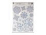 Glitter Snowflake Scene Window Stickers