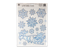 Glitter Snowflake Scene Window Stickers