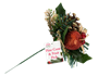 Christmas Pine Cone & Fruit Pick With PDQ