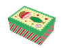 Christmas Rectangle Gift Box 22cm x 14cm