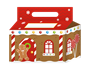 Gingerbread House Treat Boxes 3pk