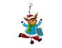 Christmas Hanging Metal Character with Bell 29cm