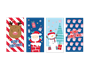 Christmas Character Money Wallets - 4 Pack