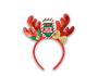 Christmas Glitter Antler with Bow Headband