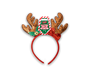 Christmas Glitter Antler with Bow Headband