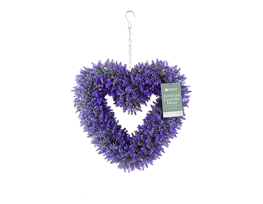 Wholesale Artificial Lavender Heart with Hanging Chain