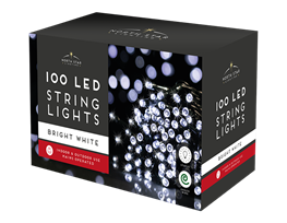 Wholesale 100 Led Mains Operated Christmas Lights - Bright White