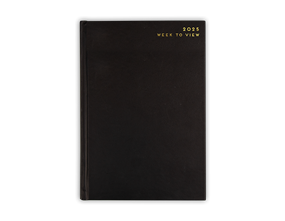 Wholesale 2025 Black A5 Week To View Diary