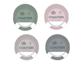 Wholesale Natural Coasters 4pk Dia. 12cm