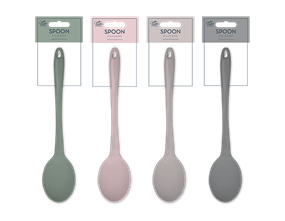 Wholesale Natural Silicone Solid Spoon