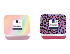 Wholesale Girls Printed Food Boxes 3pk