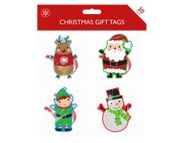 Wholesale Christmas Character Gift Tags | Gem Imports