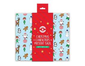 Wholesale Christmas Character Paper Present Sack