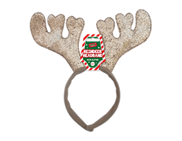 Wholesale Christmas Glitter Reindeer Headbands | Bulk Buy Christmas Dress Up