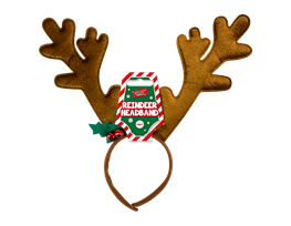 Wholesale Christmas Reindeer Antlers Headband | Bulk Buy Christmas Dress Up