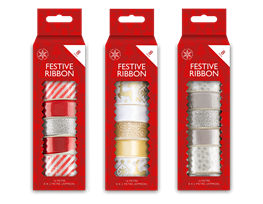 Wholesale Christmas Ribbon - 8 Pack