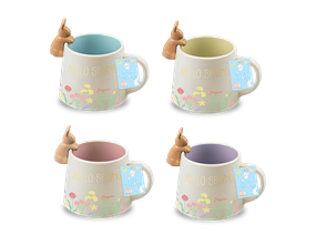 Wholesale Easter Ceramic Mug with Bunny