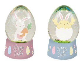 Wholesale Easter Snow Globes 11cm x 6.5cm