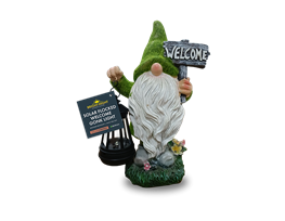 Wholesale Flocked Welcome Gonk Solar Light 27cm