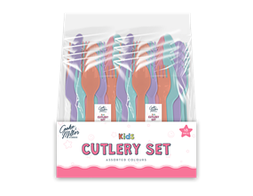 Wholesale Girls Cutlery Set 18pk PDQ