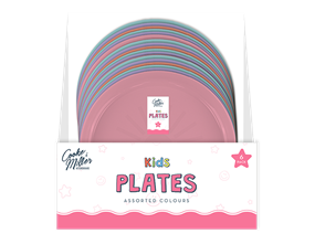 Wholesale Girls Plates 6pk PDQ