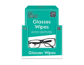 Wholesale Glasses Lens Wipes 24pk CDU