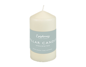 Wholesale Unscented Pillar Candle Medium