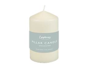 Wholesale Unscented Pillar Candle Extra Small