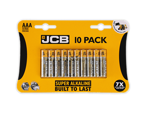 Wholesale JCB LR03/AAA BATTERIES SUPER ALK 10PK