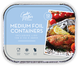 Wholesale Medium Foil Containers & Lids