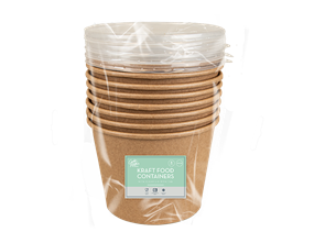 Wholesale Kraft Food Containers 1L 8pk