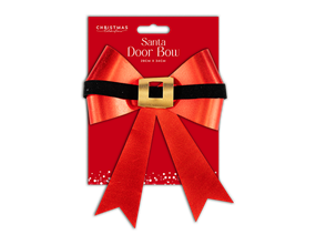 Wholesale Large Santa Door Bow 28cm x 34cm