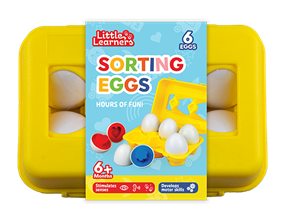 Wholesale Little Learners Matching Eggs 6pk