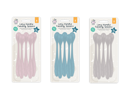 Wholesale Long Handle Feeding Spoon 5 Pack