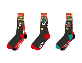 Wholesale Mens Novelty Christmas Cotton Rich Socks 2pk